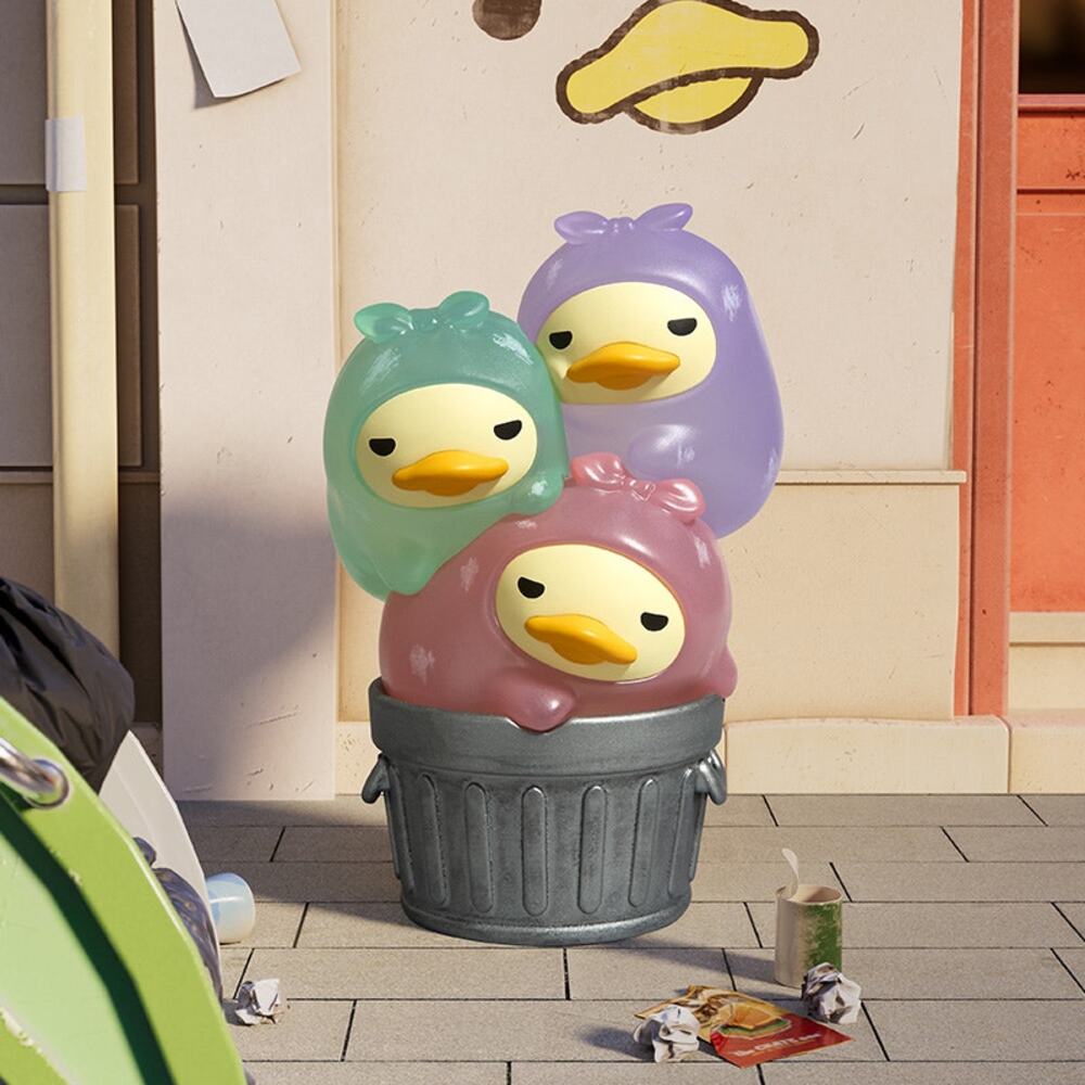 POP MART mini DUCKOO Citywalk Series Figures - Trash Bags